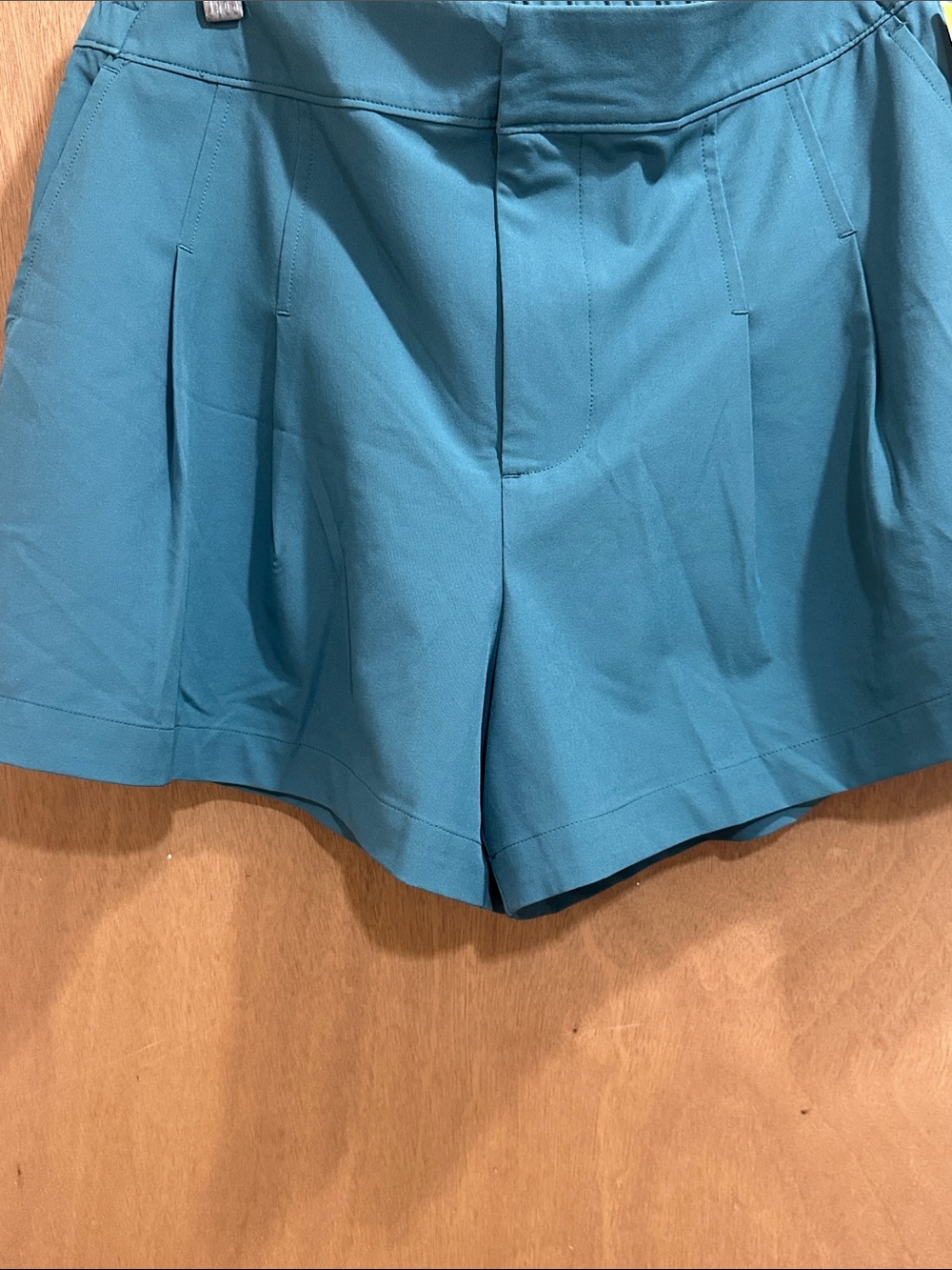 all in motion Teal Women's Active Skort-Style Shorts - Picture 2 of 6
